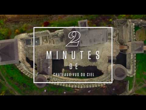 2 minutes de châteaux européens vus par drone