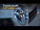 Toyota says to recall 3.37 million cars