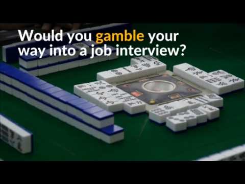 Japanese students place their futures on the gambling table