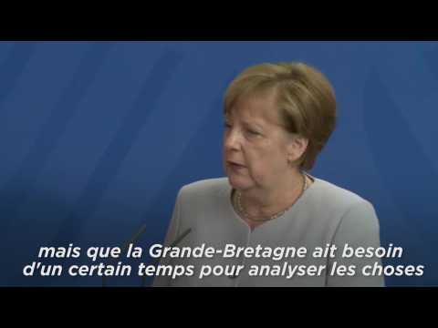 Brexit : Merkel 