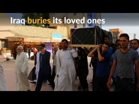 Iraqis mourn victims of devastating Baghdad suicide bomb