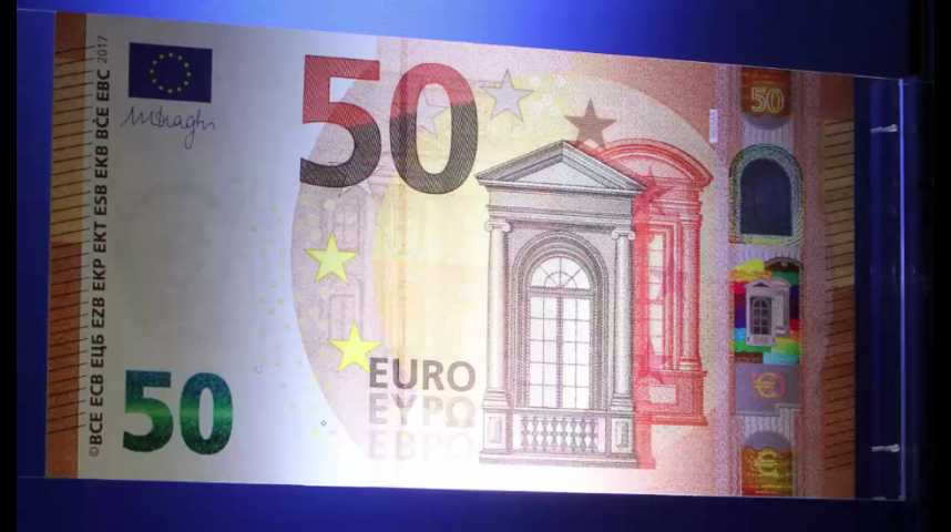 Illustration pour la vidéo Découvrez le nouveau billet de 50 euros