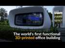 The world's first functioning 3D-printed office building