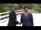 World leaders tour shrine ahead of G7 talks in Japan
