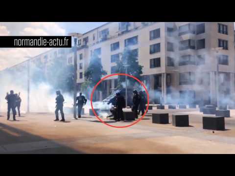 Loi Travail : un manifestant roué de coups à Caen