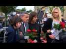 Labour colleagues lay flowers in tribute to Jo Cox