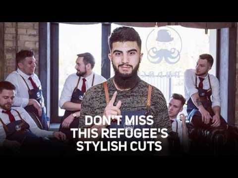 Sharp as f**k: Don't miss this refugee's stylish cuts