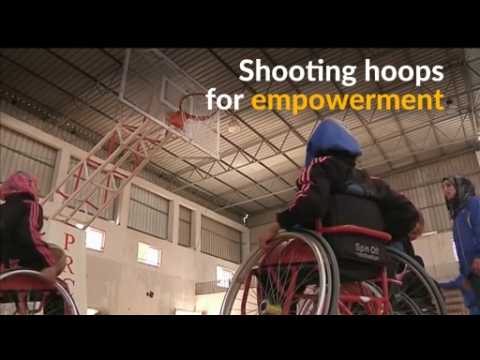 War-torn Gaza gets its first female wheelchair basketball team