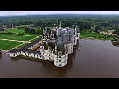 Historic French castle inundated as floodwaters rise