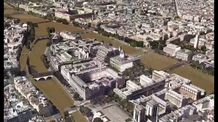 Illustration pour la vidéo 3D : à quoi ressemblerait Paris sous la crue centennale ? 