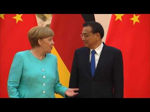 China's 'no trade war' vow to Germany