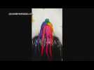 Canadian hairdresser creates rainbows are out people's hair