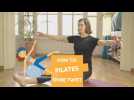 How to in 60 seconds Pilates: Spine twist