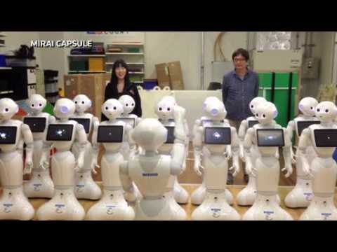 A robot choir brings classical music to light