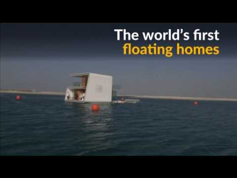 Step into the world's first floating home