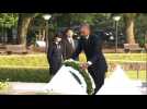 Obama pays tribute at Hiroshima nuclear memorial