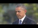 Obama lays wreath in historic Hiroshima visit