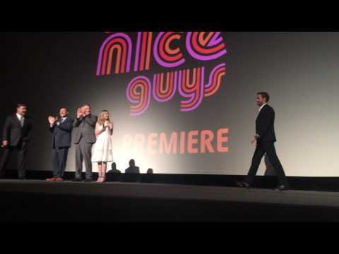 The Nice Guys - UK Premiere Introduction with Russell Crowe & Ryan Gosling - In Cinemas June 3.