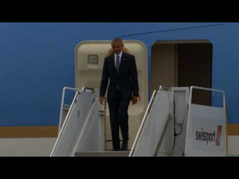 Obama arrives in Canada for trilateral talks