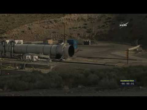 NASA tests SLS booster's motor