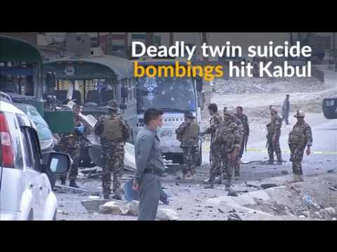 Taliban suicide bombers target Afghan police cadets in twin bombings