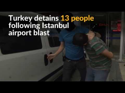 13 people detained in connection to Istanbul airport attack