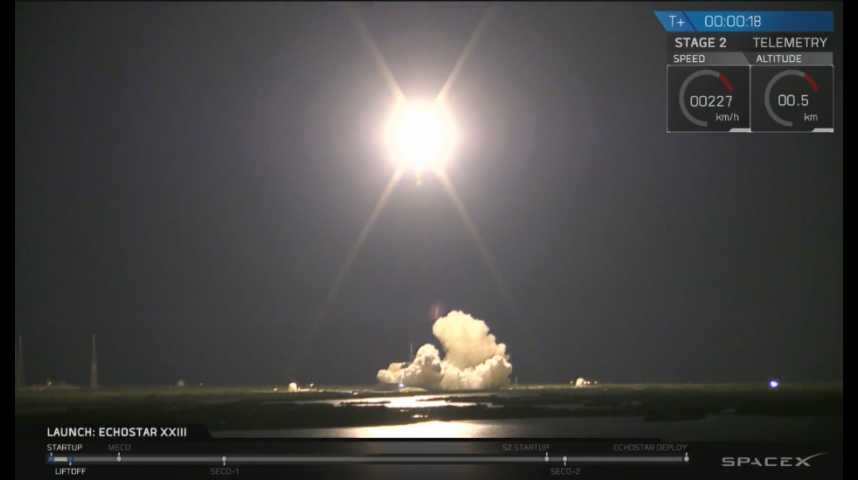 Illustration pour la vidéo Nouveau lancement réussi pour SpaceX
