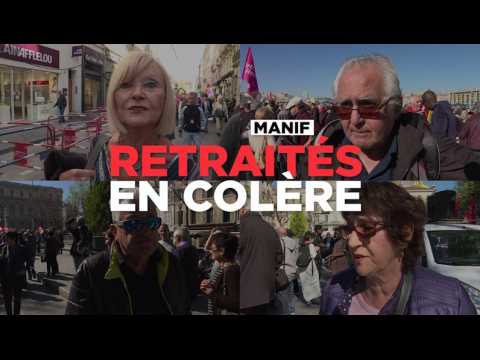 Les retraités manifestent partout en France pour leur pouvoir d'achat