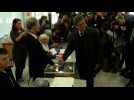 France: Far-left candidate Melenchon casts his vote