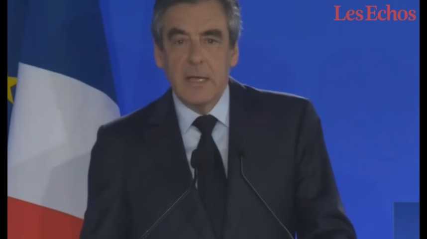 Illustration pour la vidéo François Fillon "assume" et appelle à voter Emmanuel Macron