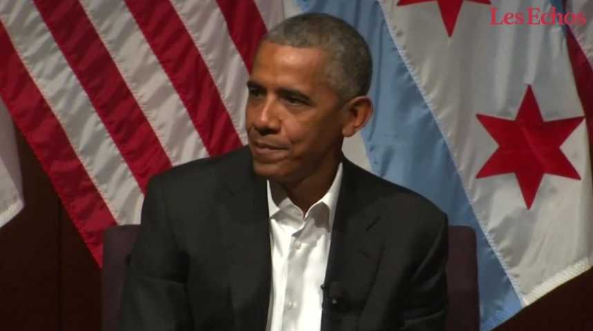 Illustration pour la vidéo Pour son retour sur le devant de la scène, Obama s’adresse aux jeunes générations