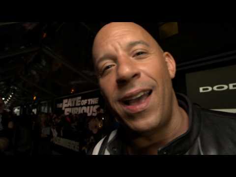'The Fate of the Furious' Premiere: An Excited Vin Diesel