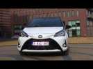 2017 Toyota Yaris Exterior Design in White Trailer | AutoMotoTV