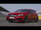Mercedes-AMG A 45 4MATIC Design in jupiter red Trailer | AutoMotoTV