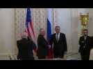 Tillerson-Lavrov talks start in Moscow - Label : AFPTV - First images - Category : News