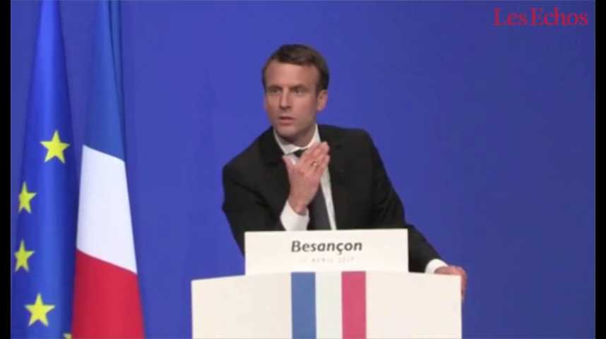 Illustration pour la vidéo Macron attaque Mélenchon: « Il était sénateur socialiste, j'étais encore au collège... Que veut-il nous faire croire ? »