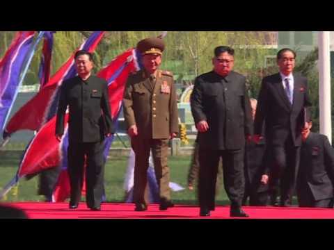 Kim Jong-Un makes public appearance in Pyongyang