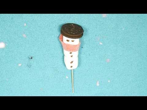 DIY : How to make a candy snowman