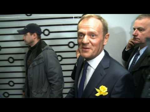 EU's Tusk in Warsaw as witness in spy case