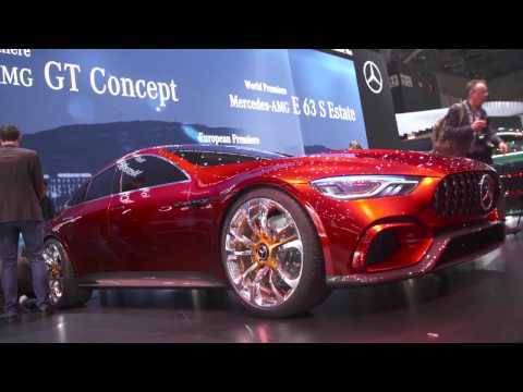 Mercedes-Benz GT Concept at the Geneva Motor Show 2017 | AutoMotoTV