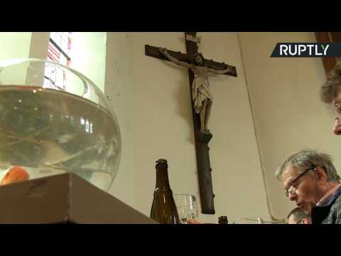 Belgian Church Turns Into Pub After Sunday Service