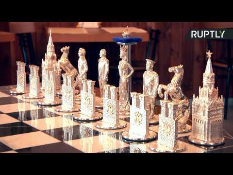 Checkmate? Putin and Obama Battle It Out on $350K Jewelled Chessboard
