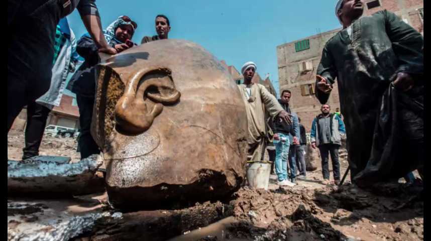 Illustration pour la vidéo La statue découverte au Caire n'était finalement pas celle de Ramsès II