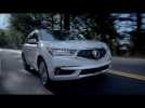 2017 Acura MDX Driving Video in White Diamond Pearl Trailer | AutoMotoTV