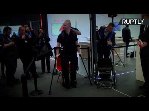 Exoskeleton Allowing Paralyzed People to Walk Again Presented at CeBIT