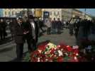 Flowers laid for victims of Russia metro attack - Label : AFPTV - First images - Category : News
