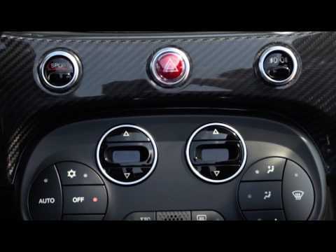 The new Abarth 695 XSR Interior Design Trailer | AutoMotoTV