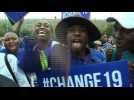 Street protests in South Africa against President Zuma - Label : AFPTV - First images - Category : News