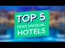 Watch video of  - TOP 5 UNUSUAL HOTELS - Label : Ebookids.com -