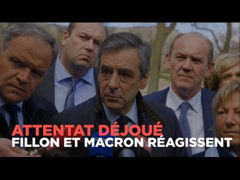 Attentat déjoué : peut-être visés, Fillon et Macron réagissent